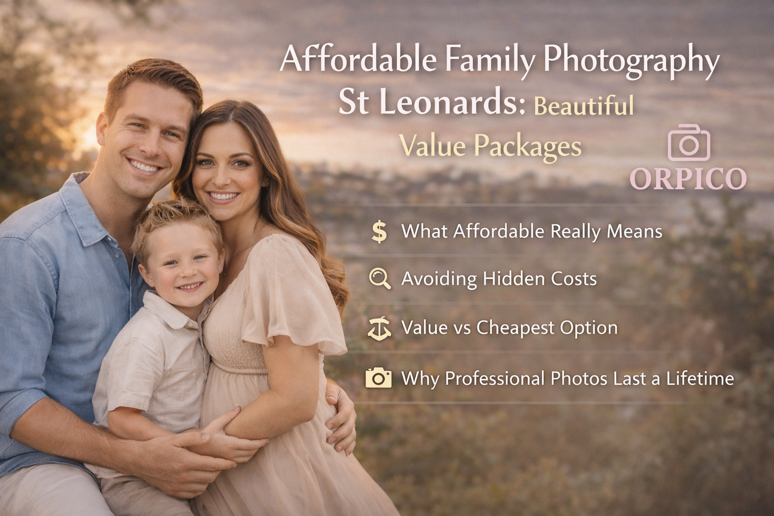 Affordable Family Photography St Leonards: Beautiful Value Packages