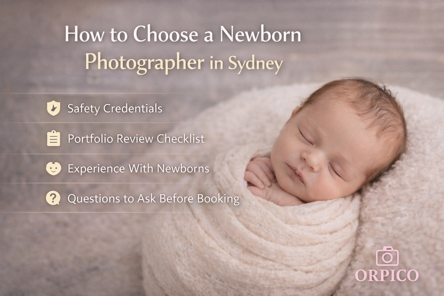 How to Choose a Newborn Photographer in Sydney