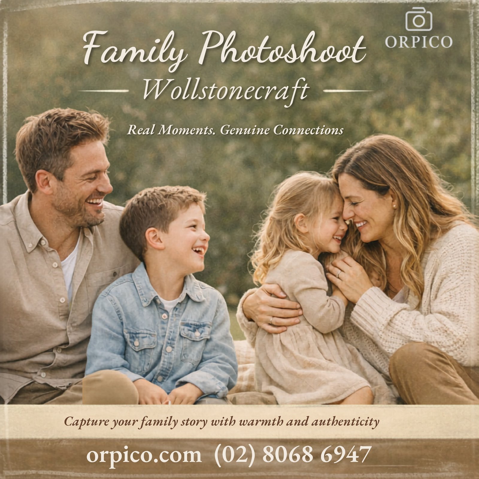 Family Photoshoot Wollstonecraft for Timeless Memories