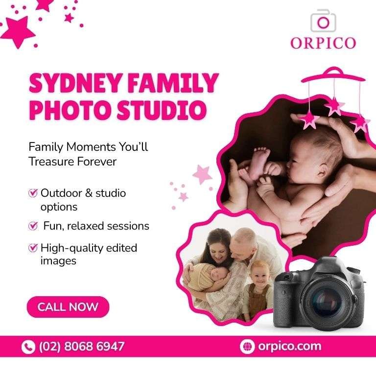 Sydney Family Photo Studio for Beautiful Family Portraits